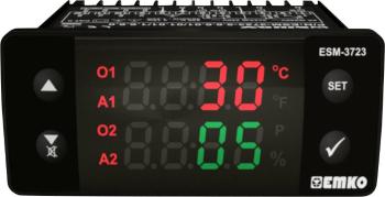 Emko ESM-3723.2.3.5.0.1/01.01/1.0.0.0 2-bodové a PID regulátor termostat NTC 0 do 100 °C relé 5 A (d x š x v) 65 x 76 x