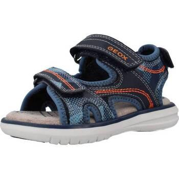 Geox  Sandále J SANDAL MARATEA BOY  Modrá