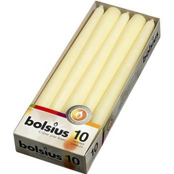 BOLSIUS parafínová sviečka krémová 10 ks (8711711157021)