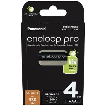 Panasonic Sada nabíjacích batérií BK-4HCDE/4BE 930mAh Ni-MN Eneloop PRO AAA