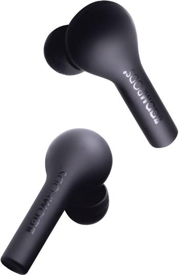 Boompods Bassline true Wireless, Bluetooth  štupľové slúchadlá do uší Headset, magnetické, dotykové ovládanie čierna