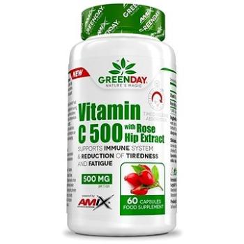 Amix Nutrition GreenDay Vitamín C 500 s extraktom zo šípok kapsúl (8594159532434)
