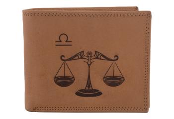 Pánska peňaženka MERCUCIO natural vzor 35 znamenie váhy 2911911