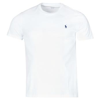 Polo Ralph Lauren  T-SHIRT AJUSTE COL ROND EN COTON LOGO PONY PLAYER  Tričká s krátkym rukávom Biela