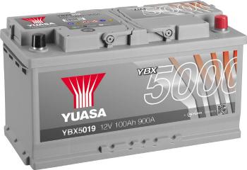 Yuasa YBX5019 autobatérie 12 V 100 Ah  T1 Ukladanie buniek 0