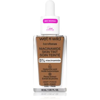 Wet n Wild Bare Focus Niacinamide Skin Tint ľahký hydratačný make-up odtieň Deep 32 ml