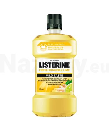 Listerine Fresh Ginger & Lime Mild Taste ústna voda 500 ml