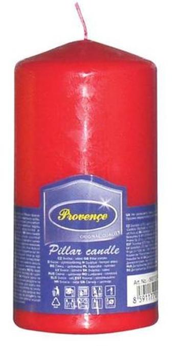 Provence Neparfumovaná sviečka PROVENCE 12,5cm červená