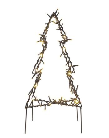 EMOS LED vianočný stromček kovový 50 cm DCZW05