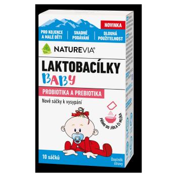 NATUREVIA Laktobacílky Baby 10 sáčkov