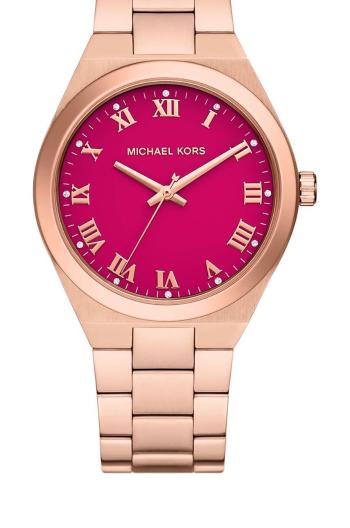 Hodinky Michael Kors dámske, ružová farba