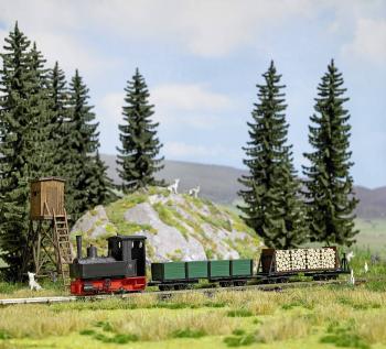 Busch Feldbahn 12140 Ľahký lokomotíva H0f „Decauville“ typ 3