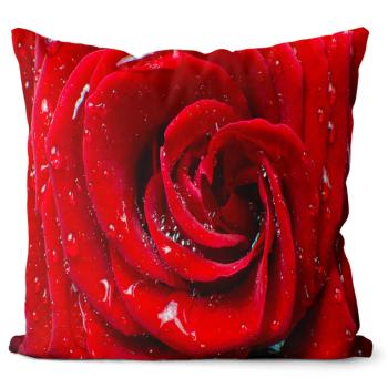 Vankúš Ruže (Veľkosť: 55 x 55 cm)