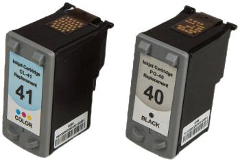MultiPack CANON PG-40, CL-41 - kompatibilná cartridge, čierna + farebná, 1x25ml/1x19ml