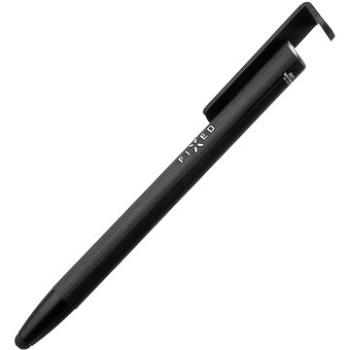 FIXED Pen 3 v 1 s funkciou stojana hliníkové telo čierne (FIXPEN-BK)