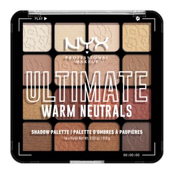 NYX PROFESSIONAL MAKEUP Ultimate Shadow Palette Warm Neutrals Paletka očných tieňov