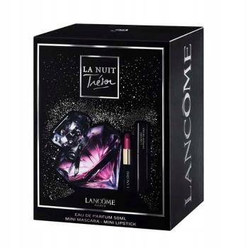 Lancôme La Nuit Trésor - EDP 50 ml + mini rtěnka L`Absolu Rouge Matte + řasenka Hypnose Drama Excessive Black 4 ml