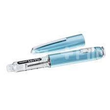 HumaPen Savvio inzulínové pero modré aplikátor inzulínu pre 3 ml náplne