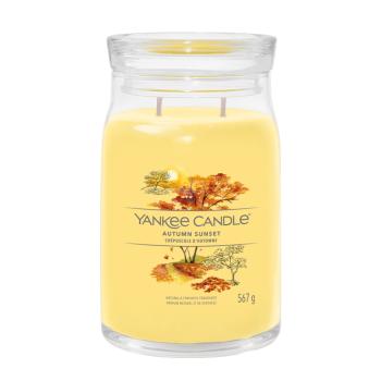 Yankee Candle Aromatická sviečka Signature sklo veľké Autumn Sunset 567 g