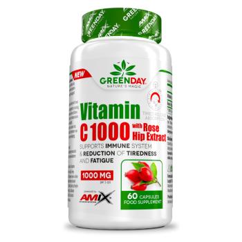 GREENDAY Vitamín C 1000 mg s extraktom zo šípok 60 kapsúl