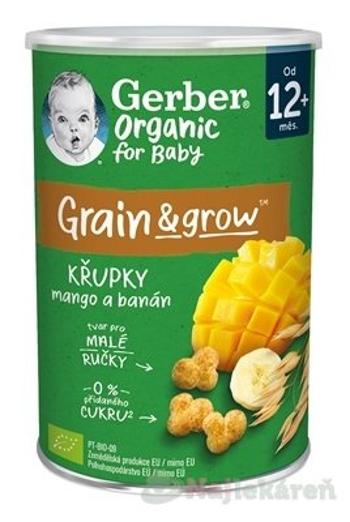 Gerber Organic CHRUMKY Kukurično-ovsené s mangom a banánom (od ukonč. 12. mesiaca) 35 g