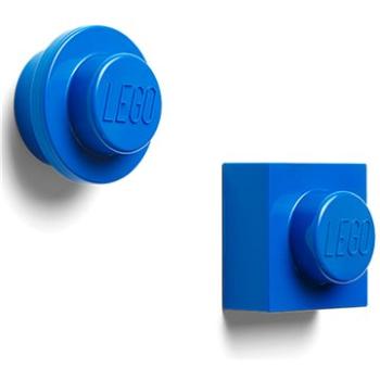 LEGO magnetky, sada 2 ks – modrá (5711938033095)
