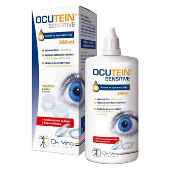DA VINCI ACADEMIA Ocutein Sensitive roztok na kontaktné šošovky 360 ml + puzdro na šošovky ZADARMO