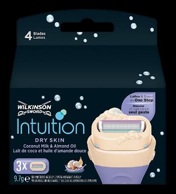 WILKINSON SWORD Náhradná hlavica Intuition Dry Skin 3 ks