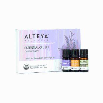 Alteya Darčekový set esenciálnych olejov Bio 3x5 ml