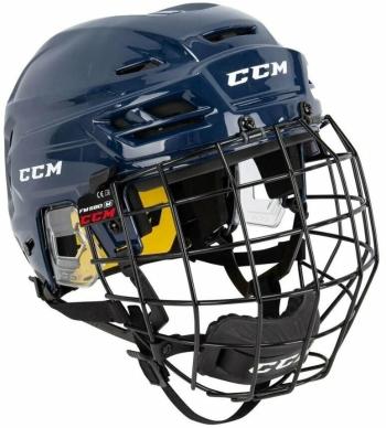 CCM Hokejová prilba Tacks 210 Combo SR Modrá L