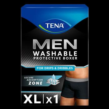 TENA Men washable boxers čierne inkontinenčné boxerky XL