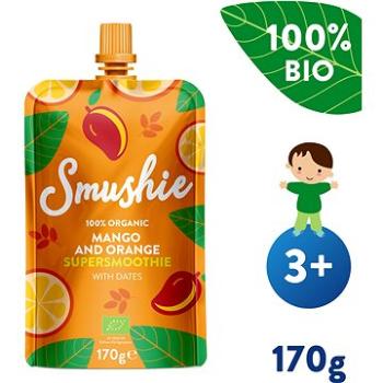 SALVEST Smushie BIO Ovocné smoothie s mangom, pomarančom a datľami (170 g) (4740073072639)