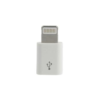 Adaptér - Micro USB na Lightning - Biela KP28023