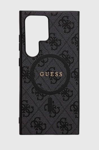 Puzdro na mobil Guess S24 Ultra S928 čierna farba, GUHMS24LG4GFRK,