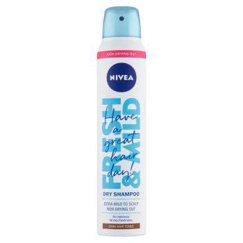 NIVEA Suchý šampón na vlasy pre tmavé vlasy 200ml