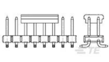 TE Connectivity AMPMODU 2mm ConnectorsAMPMODU 2mm Connectors 5-966926-2 AMP