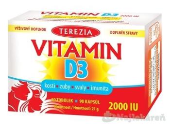 TEREZIA VITAMÍN D3 2000 IU 90 ks