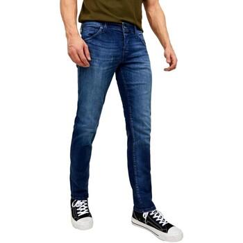 Jack & Jones  Nohavice PANTALON VAQUERO HOMBRE JACK JONES 12214782  Modrá