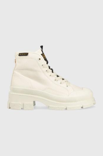 Tenisky G-Star Raw Aefon Ii Mid dámske, béžová farba