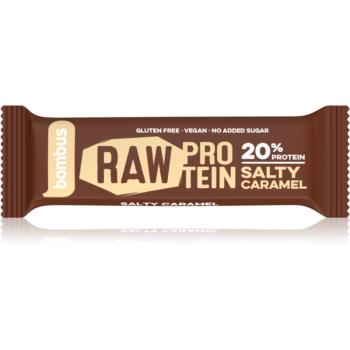 Bombus Raw Protein proteínová tyčinka príchuť Salty Caramel 50 g