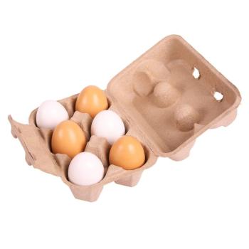 Drevená vajcia 6 kusov Wooden eggs
