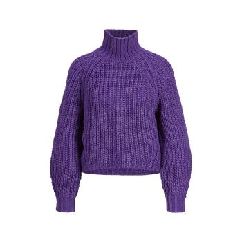 Jjxx  Knit Kelvy L/S - Açai  Svetre Fialová