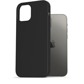 AlzaGuard Magnetic Silicon Case pre iPhone 12/12 Pro čierny (AGD-PCMS002B)