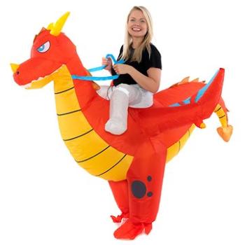 Nafukovací kostým pre dospelých Riding Fire Dragon (HRAbz25274)