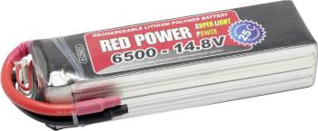 Red Power akupack Li-Pol 14.8 V 6500 mAh Počet článkov: 4 25 C SoftCase otvorené káblové koncovky