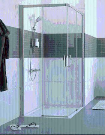 Sprchové dvere čtverec 90x90 cm Huppe Classics 2 C25102.069.322