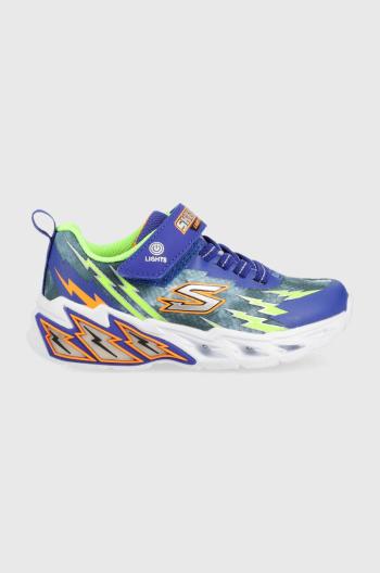 Detské tenisky Skechers Light Storm 2.0 tmavomodrá farba