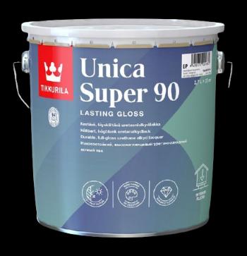 UNICA SUPER 90 - Uretánovo-alkydový lak na drevo bezfarebný lesklý 2,7 L