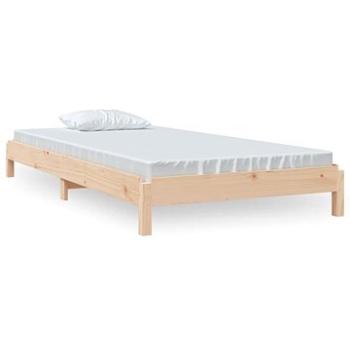 Stohovateľná posteľ 75 × 190 cm masívna borovica, 820407
