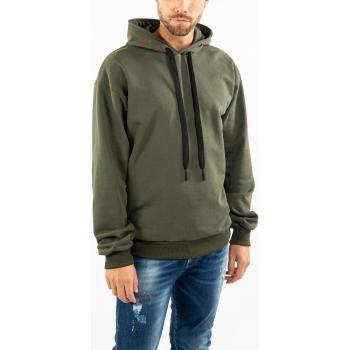 Takeshy Kurosawa  83186 | Felpa Hoodie Cappuccio Stampato  Mikiny Zelená